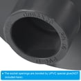 thumbnail image 5 of Uxcell Reducer Pipe Fitting Straight Socket Coupling Connector, Grey 2.5x0.8" 1, 5 of 5