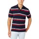 thumbnail image 1 of Tommy Hilfiger - Polo de rugby para hombre, diseño de rayas, color azul, mediano, 1 of 1