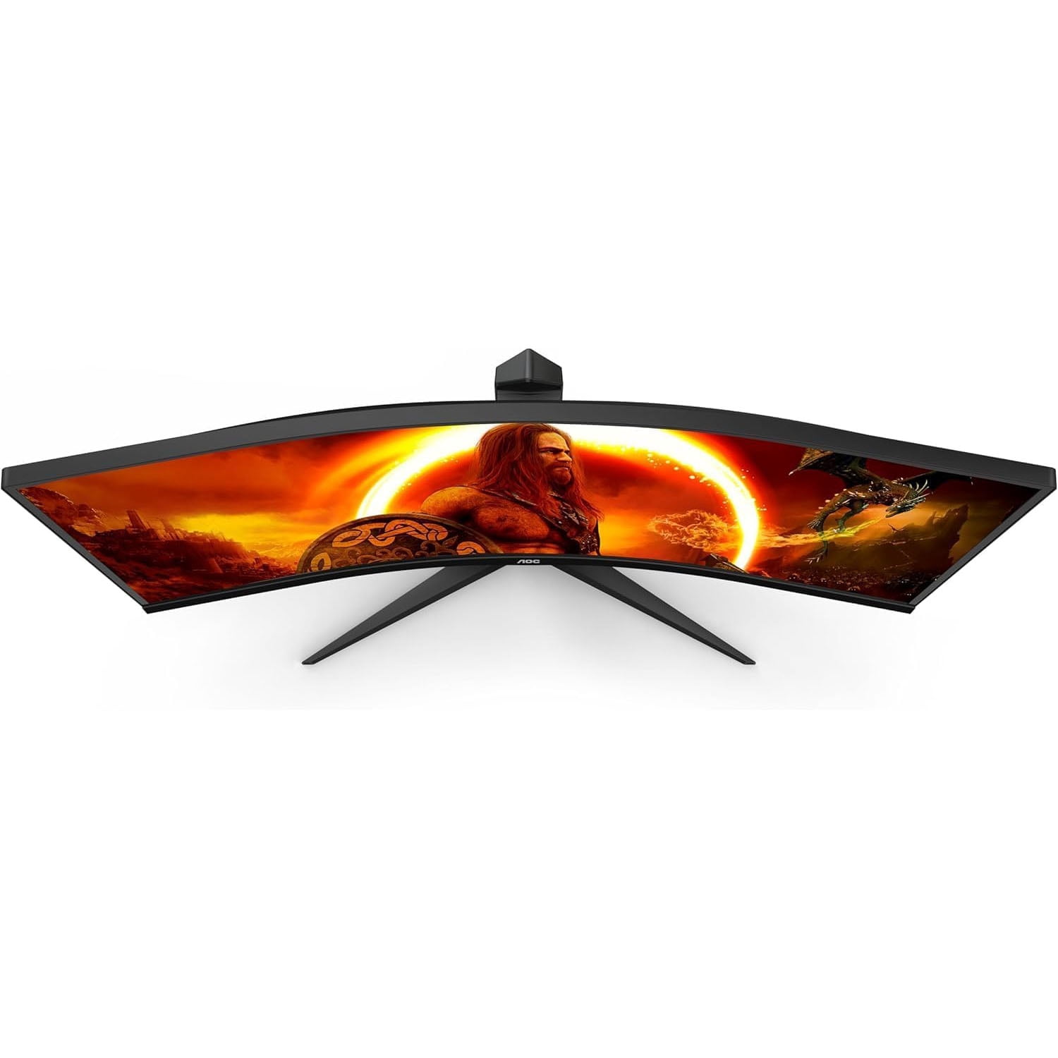 Restored AOC 34" CU34G2XP/BK Gaming Monitor -WLED Curved Monitor - 180Hz Refresh Rate, 5ms Response Time,Black (Refurbished)
