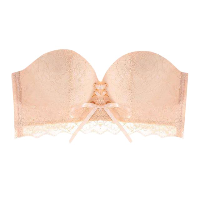 Clearance Sale 2025 Bra Magic Non-Slip Drawstrings Push Up Lace Bra Strapless Drawstring Bandeau Clearance Deals Overstock Items Clearance