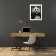 thumbnail image 3 of LaMontagne, Patrick 15x18 White Modern Wood Framed Museum Art Print Titled - Panda Totem, 3 of 4