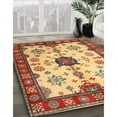 thumbnail image 2 of Ahgly Company Indoor Rectangle Traditional Chrome Gold Yellow Geometric Area Rugs, 2' x 3', 2 of 6