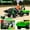 Green, variant on Rugerasy 3 in 1 24V Ride On Tractor, Ride On Car Toy,Excavator & Bulldozer, Electric Vehicle with Trailer, Digger, Shovel Bucket, Remote Control, EVA Tires, LED Lights, Music & USB,Green