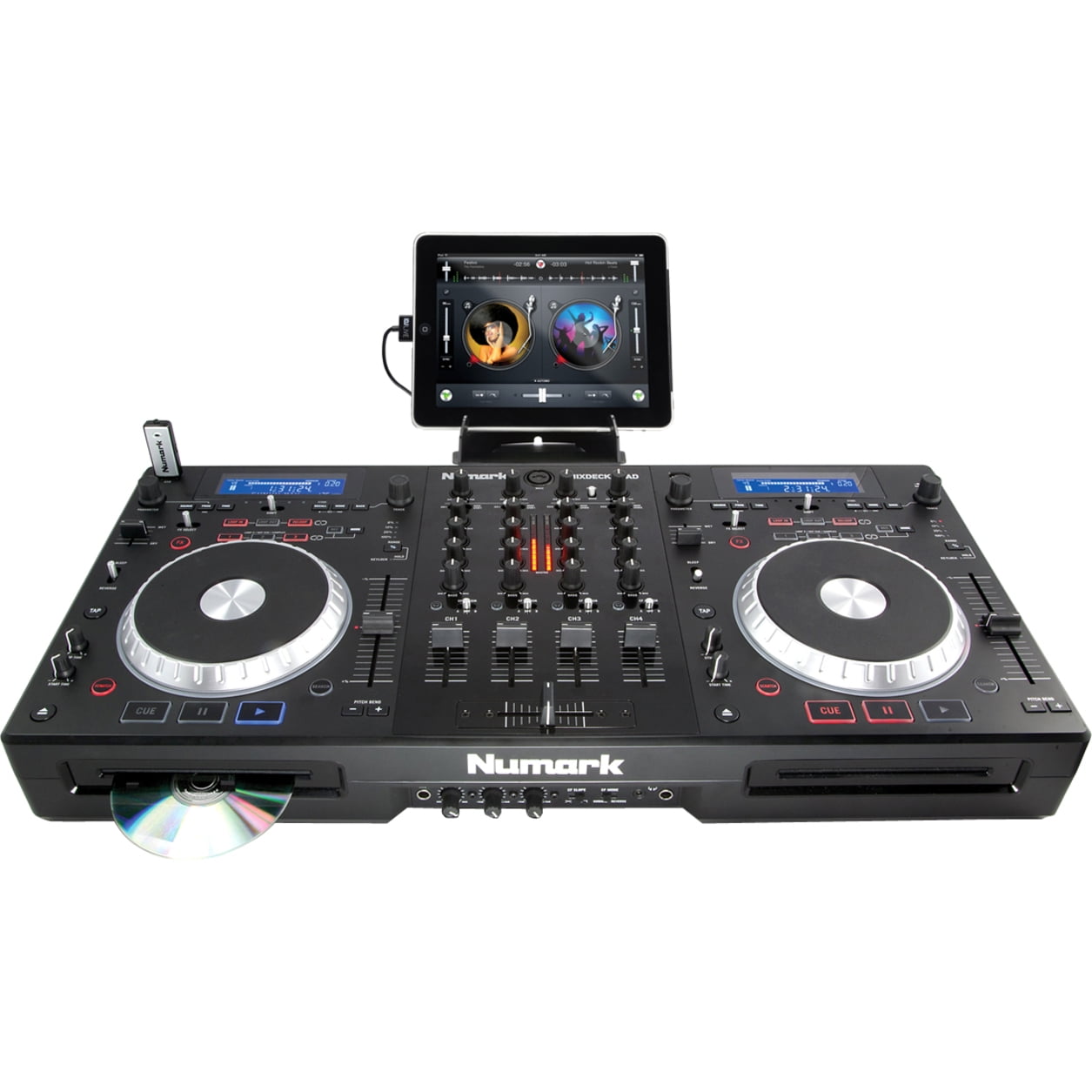 Numark Mixdeck Quad 4Channel Universal DJ System