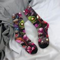 thumbnail image 5 of Picia Monstrous Cartoon Characters Print Athletic Socks for Men & Women – Cushioned Moisture-Wicking Crew Socks for Sports, Running, and Training, Soft & Breathable Size 5-11, 5 of 6