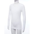 thumbnail image 4 of Sinleey Kids Girls Fleece Thermal Underwear Tops Crew Neck Long Sleeve Base Layer Tops Undershirt Type A White S, 4 of 8