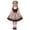 Wine-TGzs9, variant on RFQWOVSR Girls Floral Print Dress 3 Piece Set German Vintage Style Kids Performance Outfit 13-14 Years