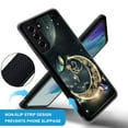 thumbnail image 2 of Daizag Compatible Con Samsung Galaxy S21 Ultra Funda Protección Integral A Prueba De Golpes Anti-Arañazos Tpu Fundas Para Hombre Mujer-Dorado Retro Fantasía Estrellado Luna Mariposa, 2 of 5