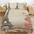 thumbnail image 2 of Eiffel Tower Bedding Set with Zipper Closure for Girls & Boys, 2 of 6