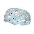 thumbnail image 2 of Uemuo Cute Panda Flying in the Sky Printed Sports Headbands for Men Women,Moisture Wicking Workout Headband, Sweatband Headbands,Non-slip Workout Gym Yoga Headband, 2 of 9