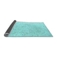 thumbnail image 2 of Ahgly Company Indoor Rectangle Solid Light Blue Modern Area Rugs, 8' x 10', 2 of 4