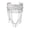 Silver-C, variant on YIEMEEN Adjustable Coin Leaf Tassels Armband For Casual Wear Party Outfit Silver Tone