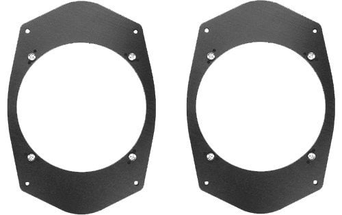 MDF Speaker Rings 6 1/2" LARGE Size 1" Thick One Pair Made In USA 