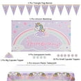 thumbnail image 6 of Unicorn Party Supplies for Girls Unicorn Birthday Decorations 241 Pcs, 6 of 6