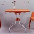 thumbnail image 2 of Compamia ISP770-ORA Forza Table Pliante Carrée 31 Pouces Orange, 2 of 9