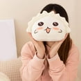 thumbnail image 5 of Cute Simulation Dumpling Stuffed Pillow, Funny Food Shaped Pillows, Dumpling Pillow, Sleeping Hugging Pillow, Sofa Office Waist Pillow (Style A,11.81in), 5 of 6