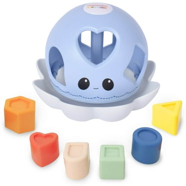 Hopscotch Lane Octotwist - 6 Piece Plastic Shape Sorter Toy for Baby and Toddler Ages 12  Months