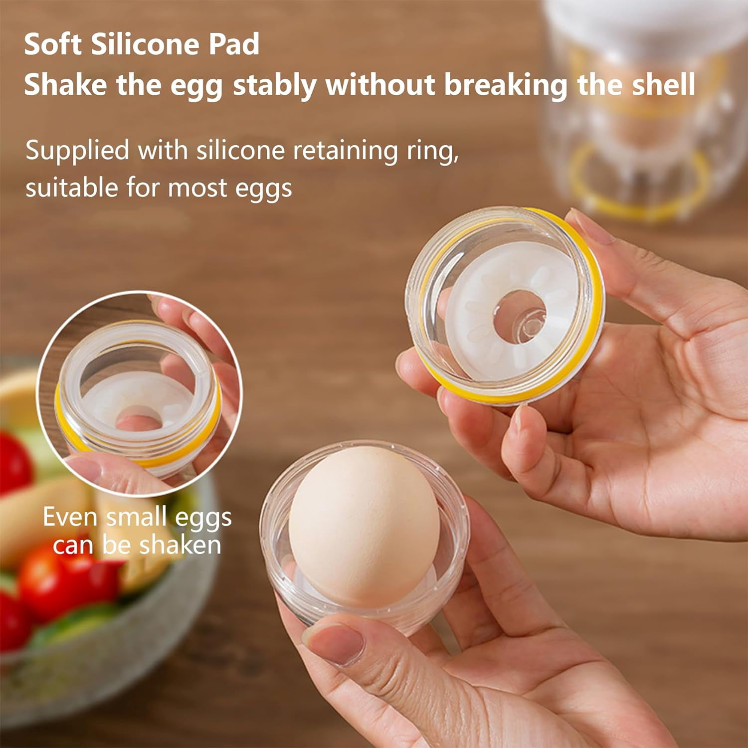 Manual Egg Spinner for Golden Egg: Portable Hand Egg Scrambler In Shell,Home Wireless Egg Spinner for Boiled Golden Eggs,Golden Egg Maker for Making Egg Sandwiches, Egg Pudding, Egg Salad (Green)