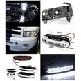 thumbnail image 2 of Dodge Ram 1500/2500/3500 Crystal Chrome Headlights+LED Bumper DRL Fog Lamps, 2 of 2