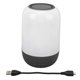 thumbnail image 1 of Night Light Bluetooth Speaker Portable Wireless Speaker 7 Color Changing Bedside Table Light for Indoor Outdoor Black, 1 of 4