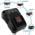 thumbnail image 5 of 18V R86092 Fast Lithium Battery Charger Compatible with Ridgid 18 Volt Battery R840083 R840085 R840086 R840087, 5 of 7