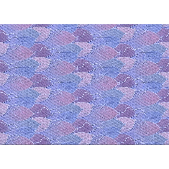 Ahgly Company Machine Washable Indoor Rectangle Transitional Medium Slate Blue Area Rugs, 6' x 9'