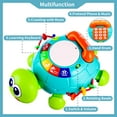 thumbnail image 4 of Juguete Crawling Musical Turtle para bebés de 6 a 12 meses con luces y sonido, 4 of 6