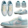 thumbnail image 2 of N I-K-E A i r-Jor-dan 1 Low SE Shoes Glacier Blue Sea Glass HJ5999-400 Men's Sizes NEW, 2 of 6