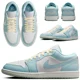 thumbnail image 2 of N I-K-E A i r-Jor-dan 1 Low SE Shoes Glacier Blue Sea Glass HJ5999-400 Men's Sizes NEW, 2 of 6