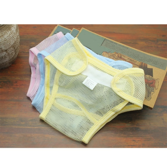 HOOWIFFY 3-Pack Reusable Toilet Training Nappy Pants Made with Polyester Fibre for Comfortable Fit