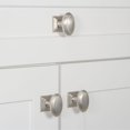 thumbnail image 4 of Grandeur 804722 Anneau 1-3/4" Solid Brass Flat Oval Cabinet Knob - Chrome, 4 of 7