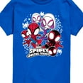 thumbnail image 3 of Marvel Spider-Man And His Amazing Friends - Spidey Friends Stickers - Toddler And Youth Short Sleeve Tee, 3 of 5