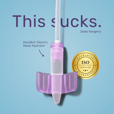 Dr. Noze Best NozeBot - Electric Baby Nasal Aspirator, Hospital Grade Suction, Pediatric Nose Sucker