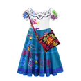 thumbnail image 1 of Disney Mirabel Princess Dress Suit Charm for Girls Cosplay Carnival Birthday Party Children Encanto Costume and Bag5T (120) Gao Jinjia LED, 1 of 2