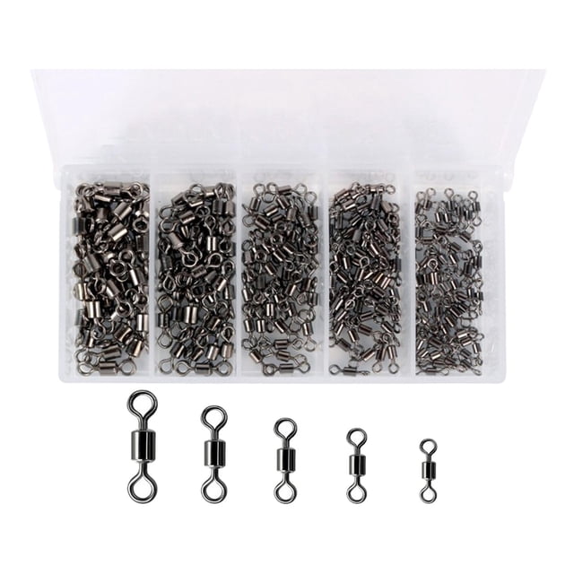 koolsoo 200-500 Unités Baril Roulant Pivotant Crochet à Brochet - 200 Pcs