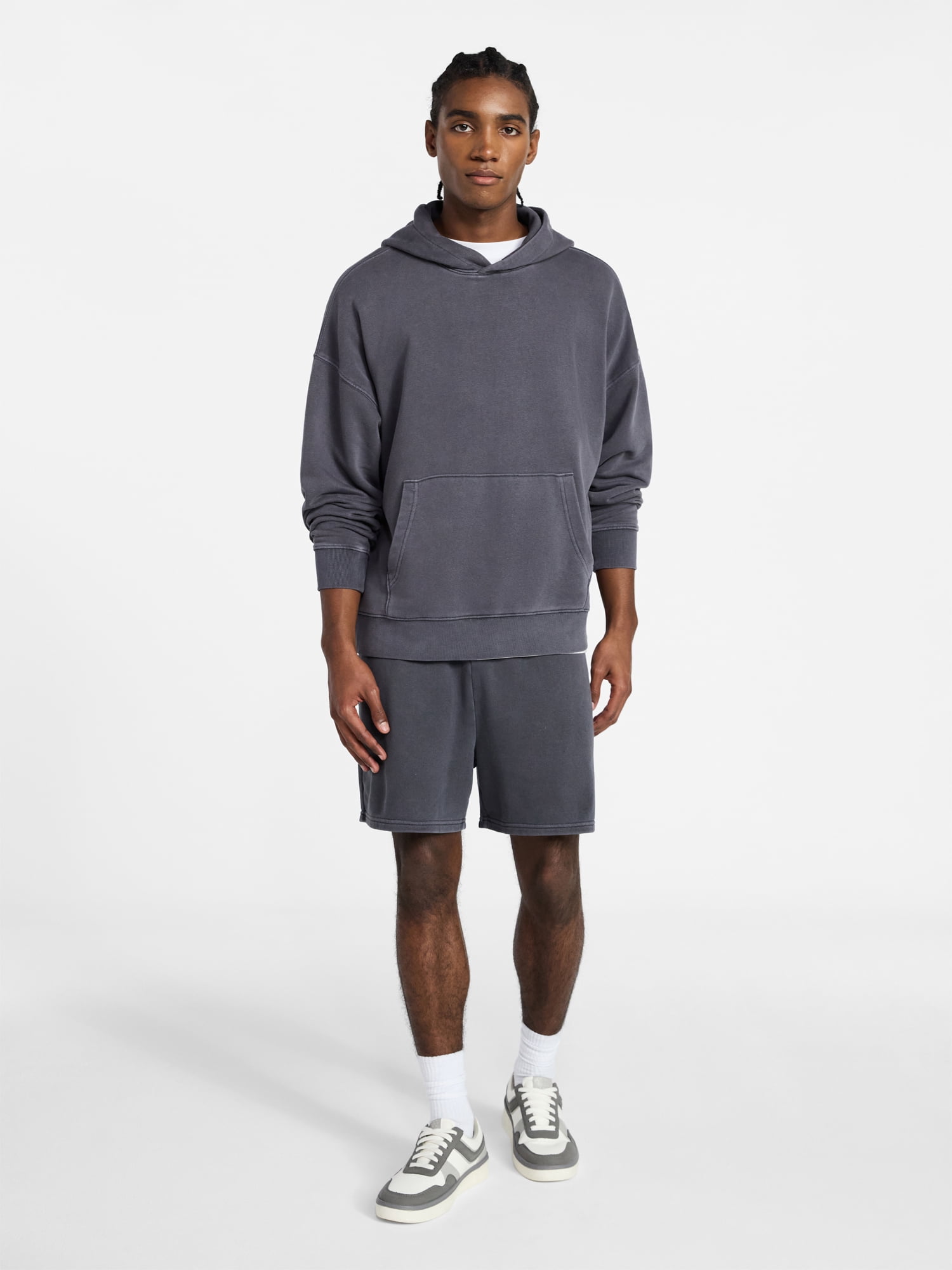 No Boundaries Oversized Hoodie with Long Sleeves, Men's XS-4XLT
