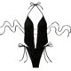 thumbnail image 2 of Trajes de baño para mujer, bikinis de cintura alta con cordón ajustable, traje de baño de una pieza fruncido, trajes de baño para mujer, trajes de baño para mujer, traje de baño para mujer, trajes de, 2 of 7