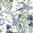 thumbnail image 1 of Papel pintado Lenify Floral Peel and Stick, azul, 43 cm x 300 cm, 1 of 8