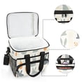 thumbnail image 6 of FORMRS Insulated Cooler Bag 24 Cans Capacity Soft Leakproof Lunch Box with Side Pockets, Whimsical Rabbits, 6 of 7