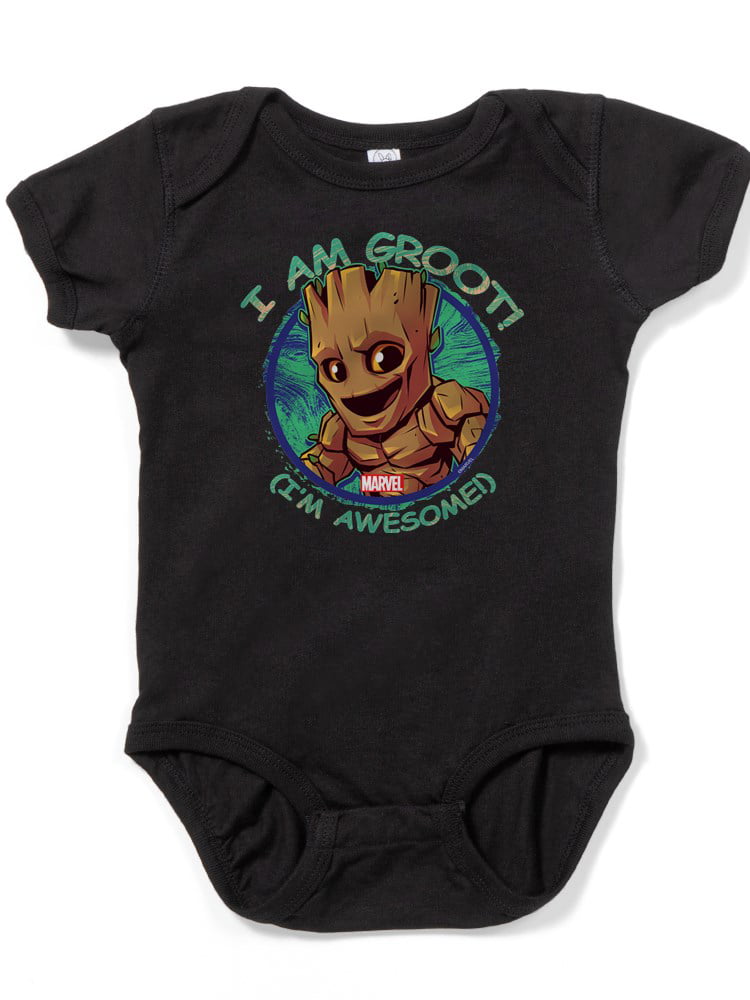 GUARDIANS GROOT GIRL 0-24 Baby Shower Gift Funny 100% Cotton Bodysuits Babygrow 