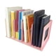 thumbnail image 4 of Estantería de madera para escritorio, ideal para guardar libros y DVD, ideal para estudiantes, niños y adultos (rosa claro)., 4 of 10