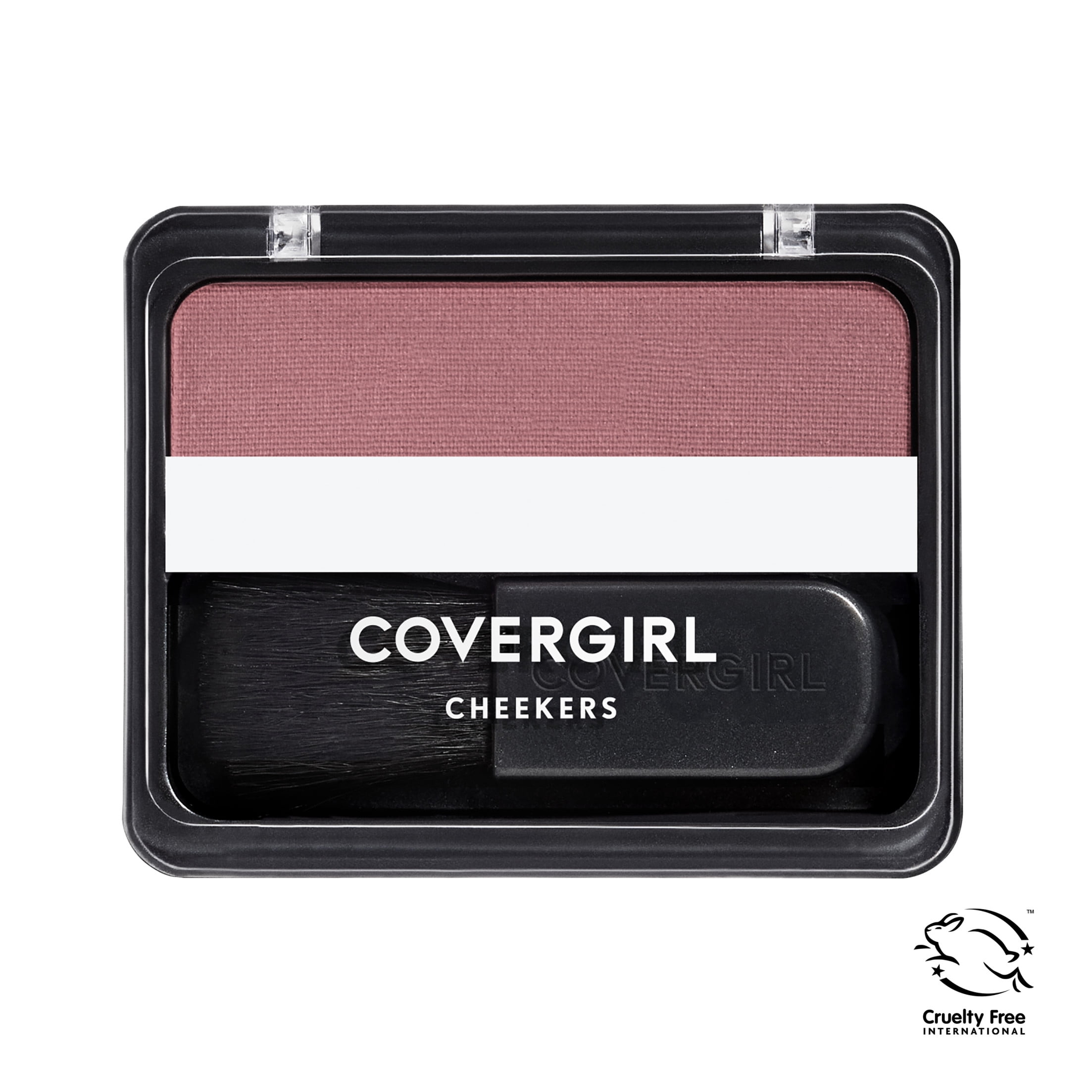 COVERGIRL Cheekers Blendable Powder Blush, 185 True Plum, 0.12 oz, Easy-to-Apply Soft Powder Blush, Brushes on for Natural Looking Color, ...