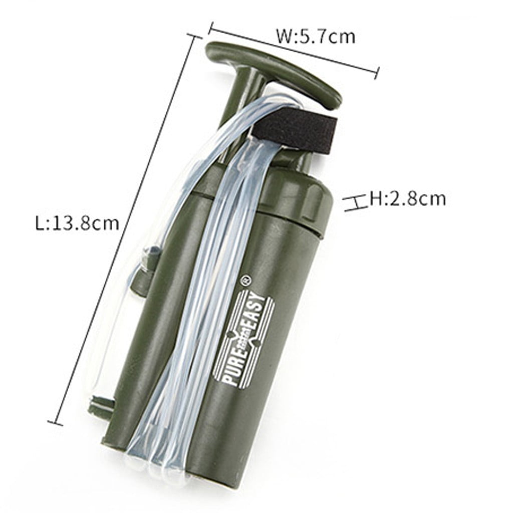 Kyusrd Outdoor Water Purifier Camping Hiking Emergency Survival Purifier Filter New