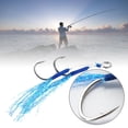 thumbnail image 2 of Necvior 5 Pcs Double Fishing Assist Hook Kits Small Size Jig Jigging Hooks Slow Quickly Fall Jigs Fishing Hook Easy to Use, 2 of 18