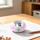 thumbnail image 1 of Sacapuntas Macaron, sacapuntas manual de mano para niños | Cortador de lápices pequeño y portátil | Sacapuntas compacto de viaje para la escuela, la oficina y el hogar., 1 of 6