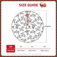thumbnail image 2 of Fotbe Hand Drawn Turtle Pattern Christmas Tree Skirt, Tree Skirts Plush Christmas Decorations, Christmas Tree Skirts Xmas Decorations Holiday Party Decor-48", 2 of 6