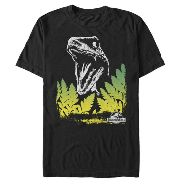 Men's Jurassic World Velociraptor Surprise  Graphic Tee Black Large