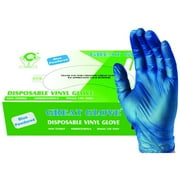 Industrial Grade Vinyl Food Service Disposable Gloves, BNM60015-L-BX, Blue, (Pack of 100)