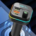 thumbnail image 4 of Car Charging Car Mp3 Bluetooth 5.0 Player Bluetooth, USB Flash Drive Memory Card QC 3.0 Fast Charging Voltage, 4 of 5