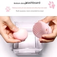 thumbnail image 4 of Estuche para guardar huevos de maquillaje de belleza, funda protectora portátil de silicona para viajes, caja de almacenamiento a prueba de polvo Meow puff, 4 of 6